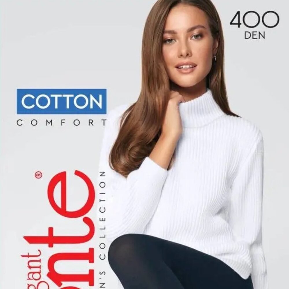 Conte Cotton 400 Den - Warm Opaque Women's Tights (7С-25СП)
